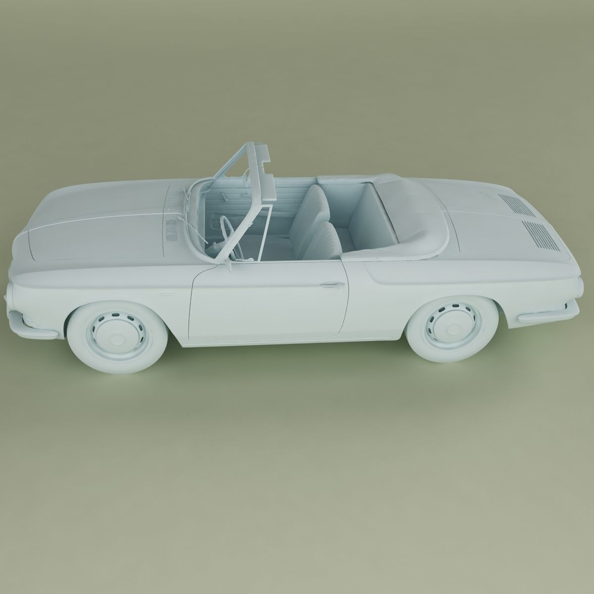 Volkswagen Karmann Ghia Typ 34 Convertible 3D model_11