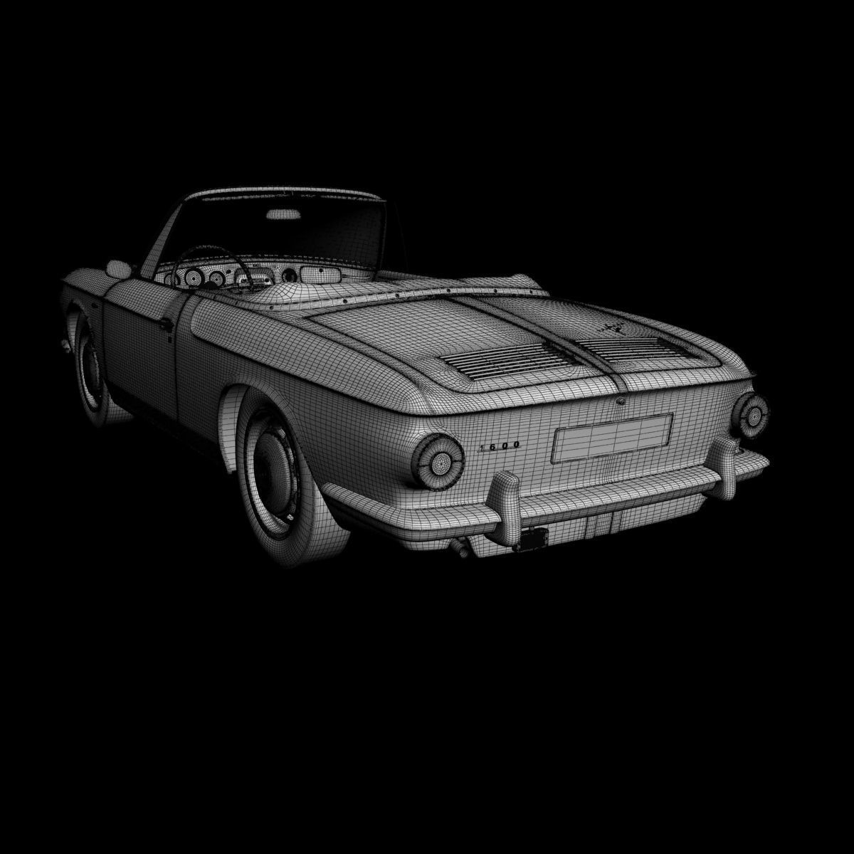 Volkswagen Karmann Ghia Typ 34 Convertible 3D model_16