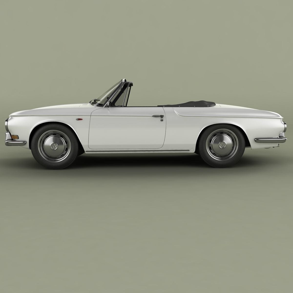 Volkswagen Karmann Ghia Typ 34 Convertible 3D model_1