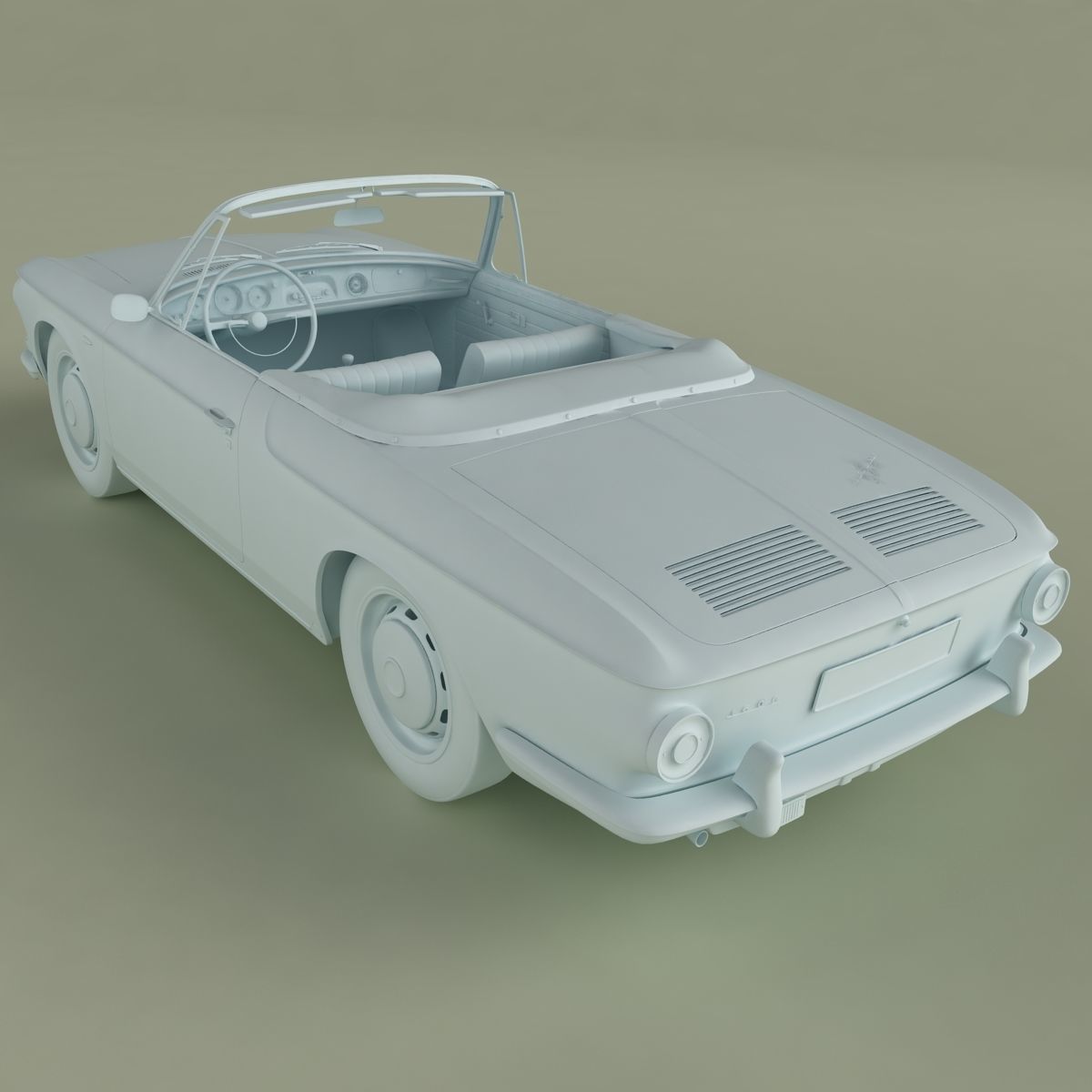 Volkswagen Karmann Ghia Typ 34 Convertible 3D model_12