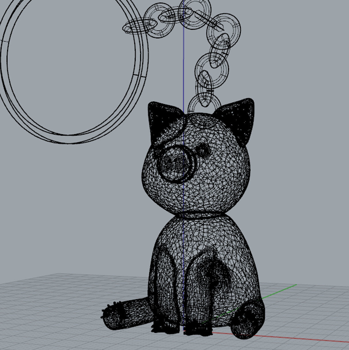 Pig piggy 3D print model_5