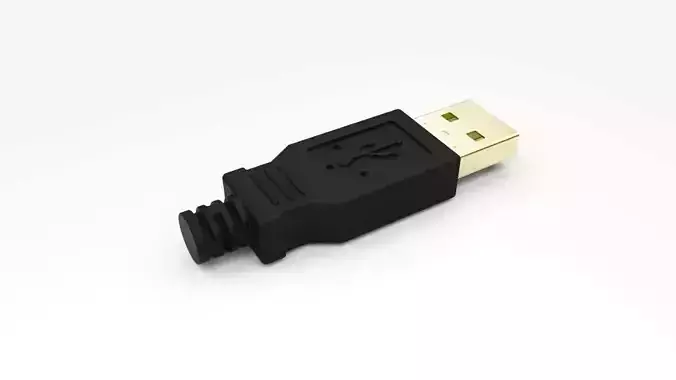 USB Type A Male Plug