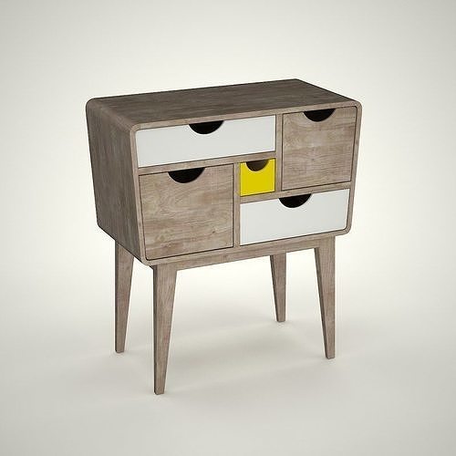 Chest of Drawers Kristbjorg 3D model