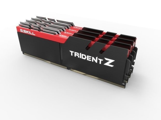 G Skill Trident Z DDR4 RAM 3D model