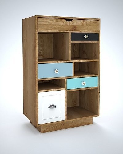 Chest of Drawers Lokke 3D model