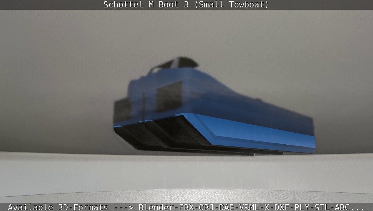 Schottel M Boot 3 Low-poly 3D model_52