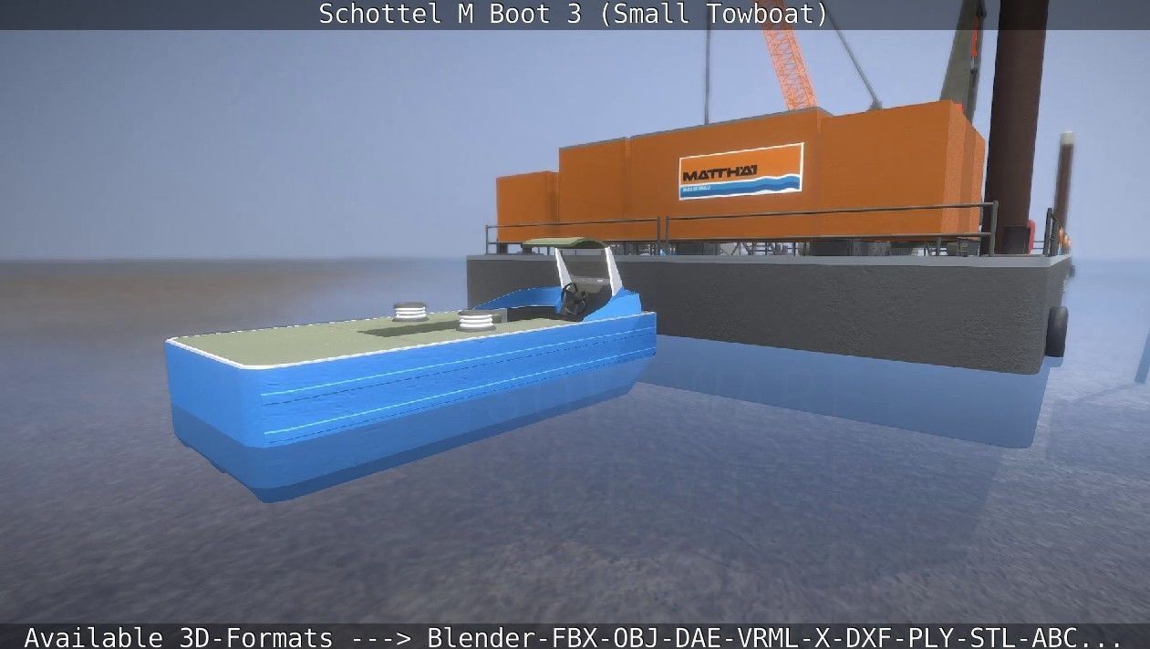 Schottel M Boot 3 Low-poly 3D model_18