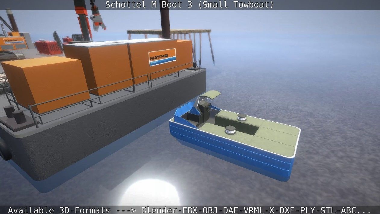 Schottel M Boot 3 Low-poly 3D model_22