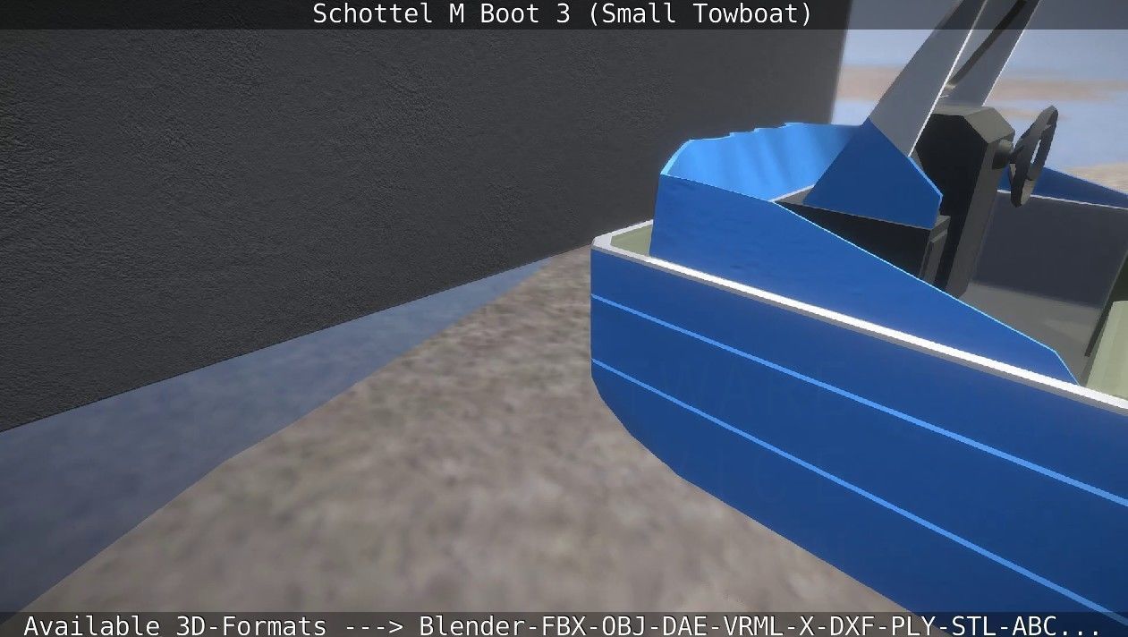 Schottel M Boot 3 Low-poly 3D model_30