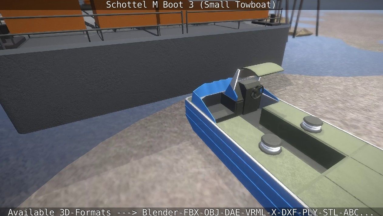 Schottel M Boot 3 Low-poly 3D model_31