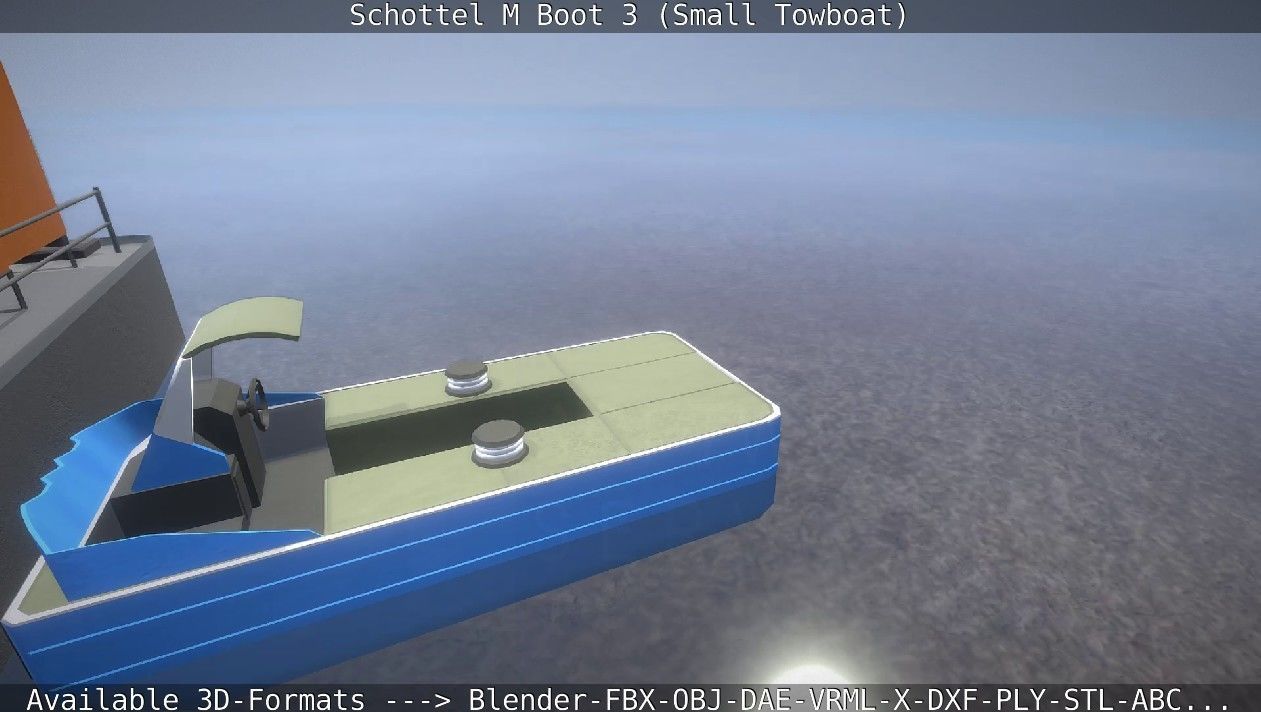 Schottel M Boot 3 Low-poly 3D model_11