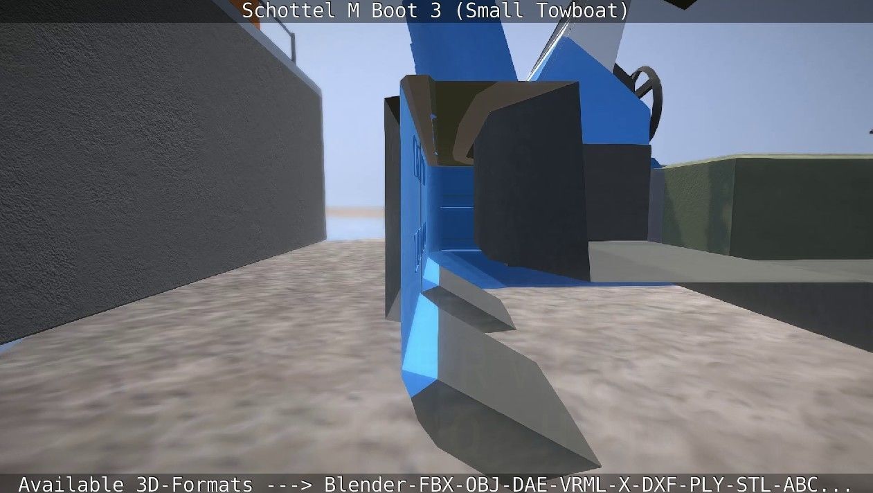 Schottel M Boot 3 Low-poly 3D model_28