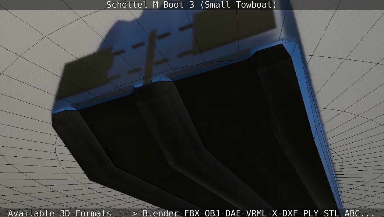 Schottel M Boot 3 Low-poly 3D model_68