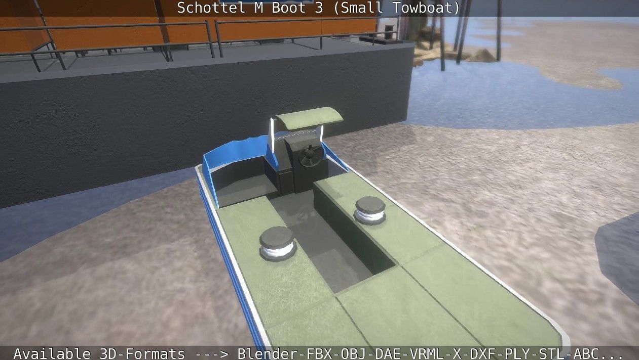 Schottel M Boot 3 Low-poly 3D model_32