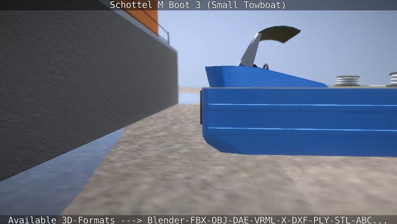 Schottel M Boot 3 Low-poly 3D model_29