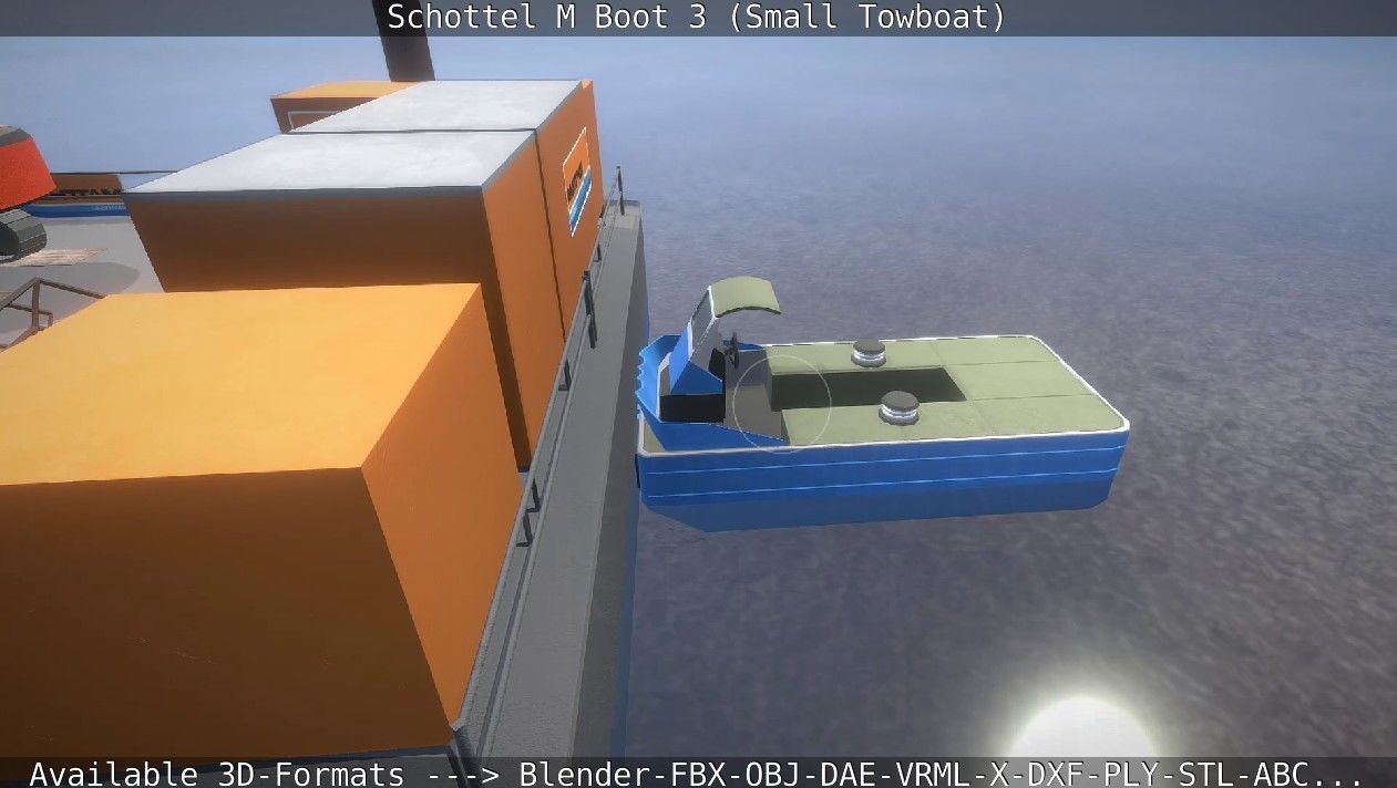 Schottel M Boot 3 Low-poly 3D model_15