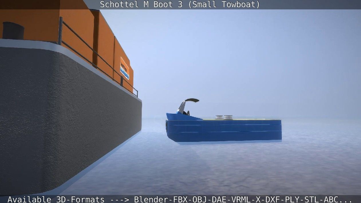 Schottel M Boot 3 Low-poly 3D model_24