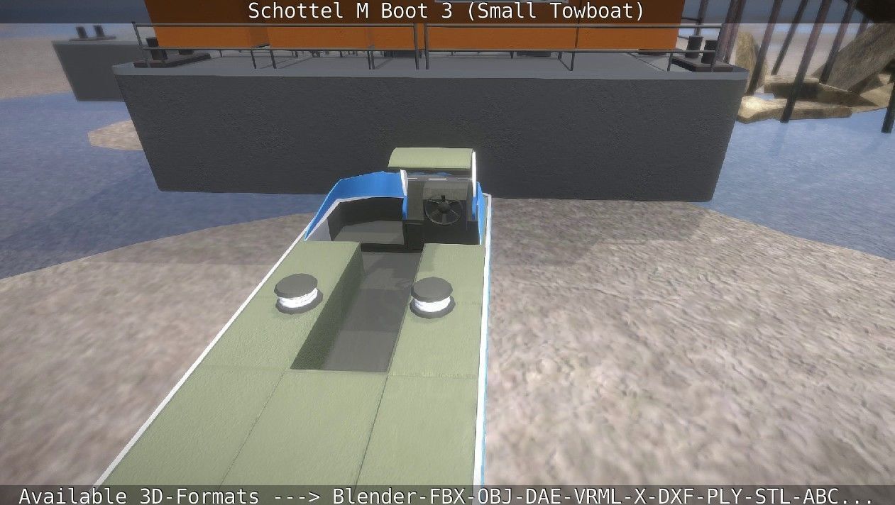 Schottel M Boot 3 Low-poly 3D model_33