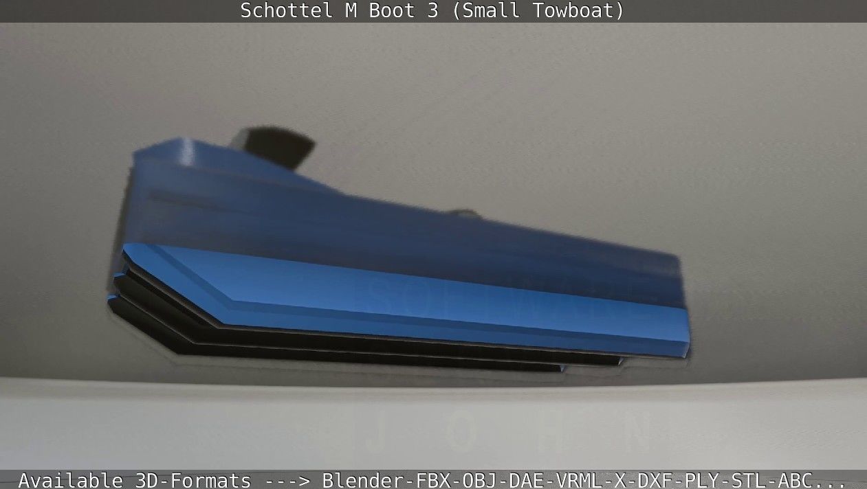 Schottel M Boot 3 Low-poly 3D model_54