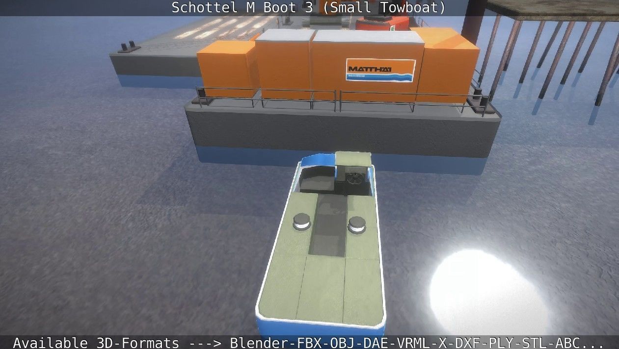 Schottel M Boot 3 Low-poly 3D model_21