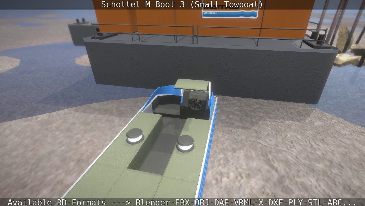 Schottel M Boot 3 Low-poly 3D model_37