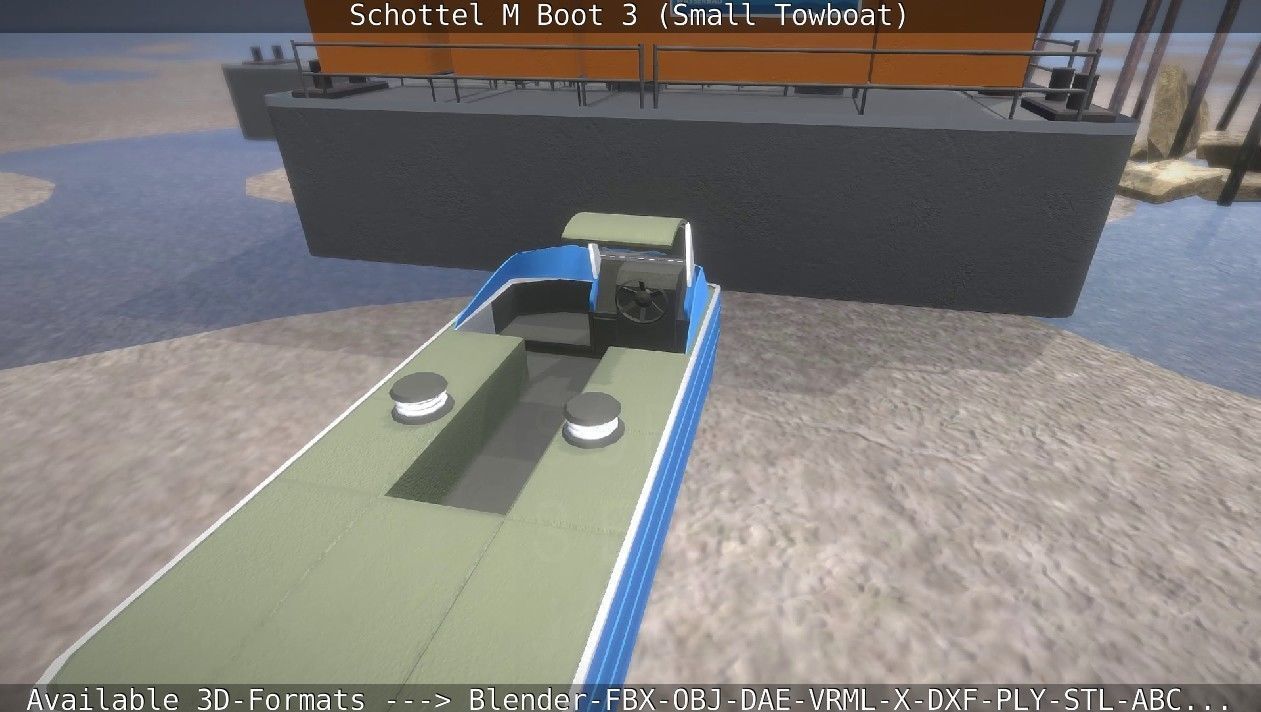 Schottel M Boot 3 Low-poly 3D model_34