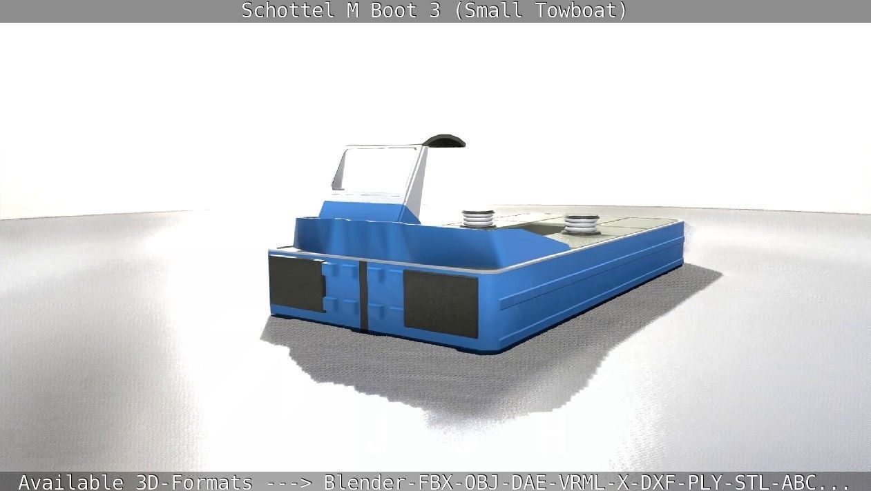 Schottel M Boot 3 Low-poly 3D model_51