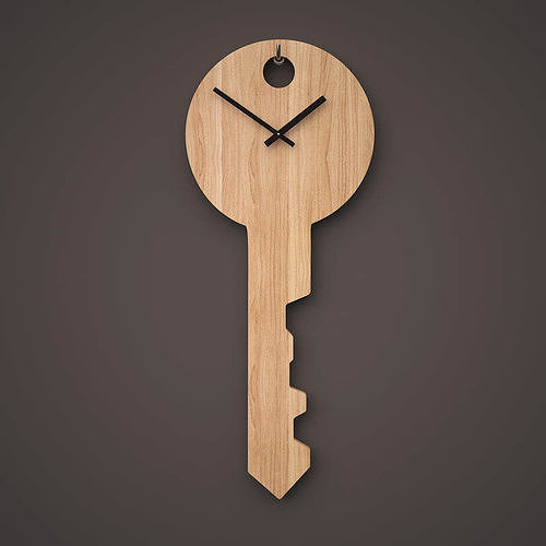 Clock the Key 3D model