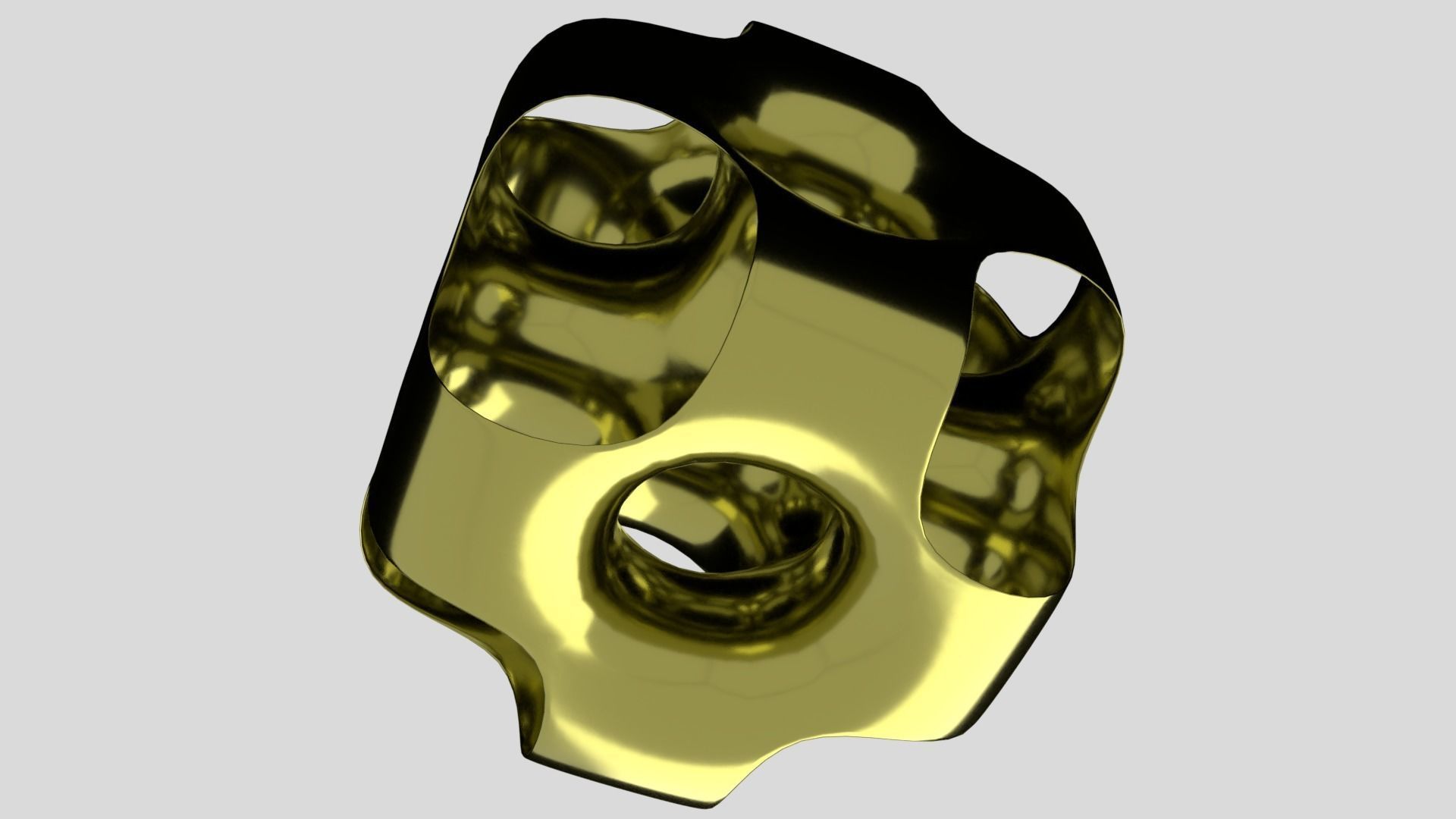 Ported Cube 3D print model_5