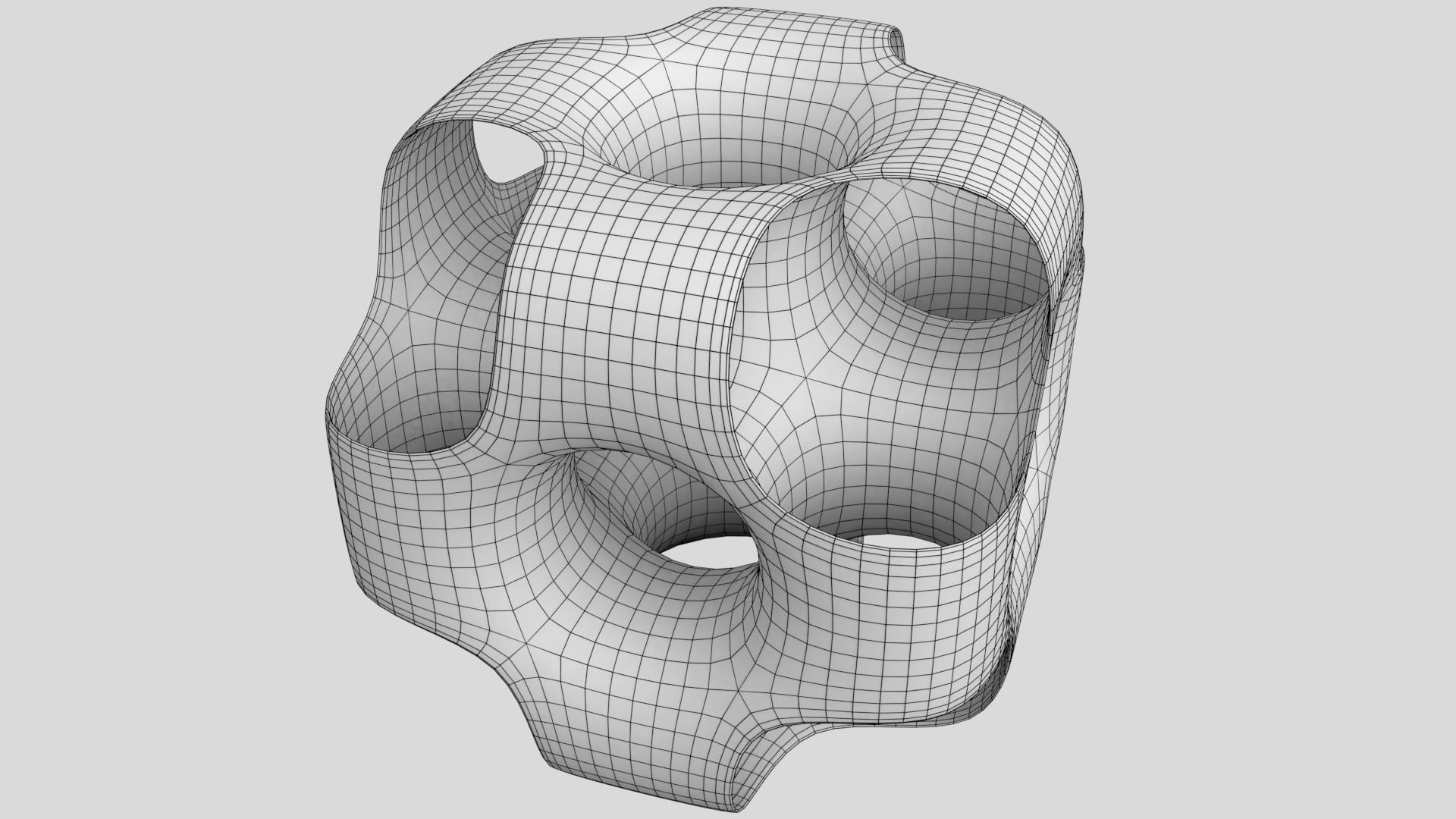 Ported Cube 3D print model_6