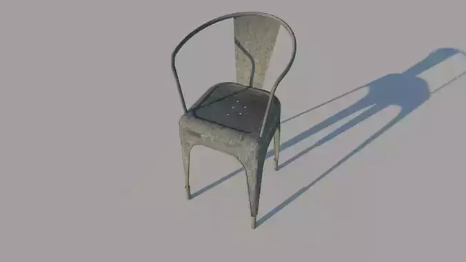 CHAISE TOLIX M-74522 COLOR ARGENT