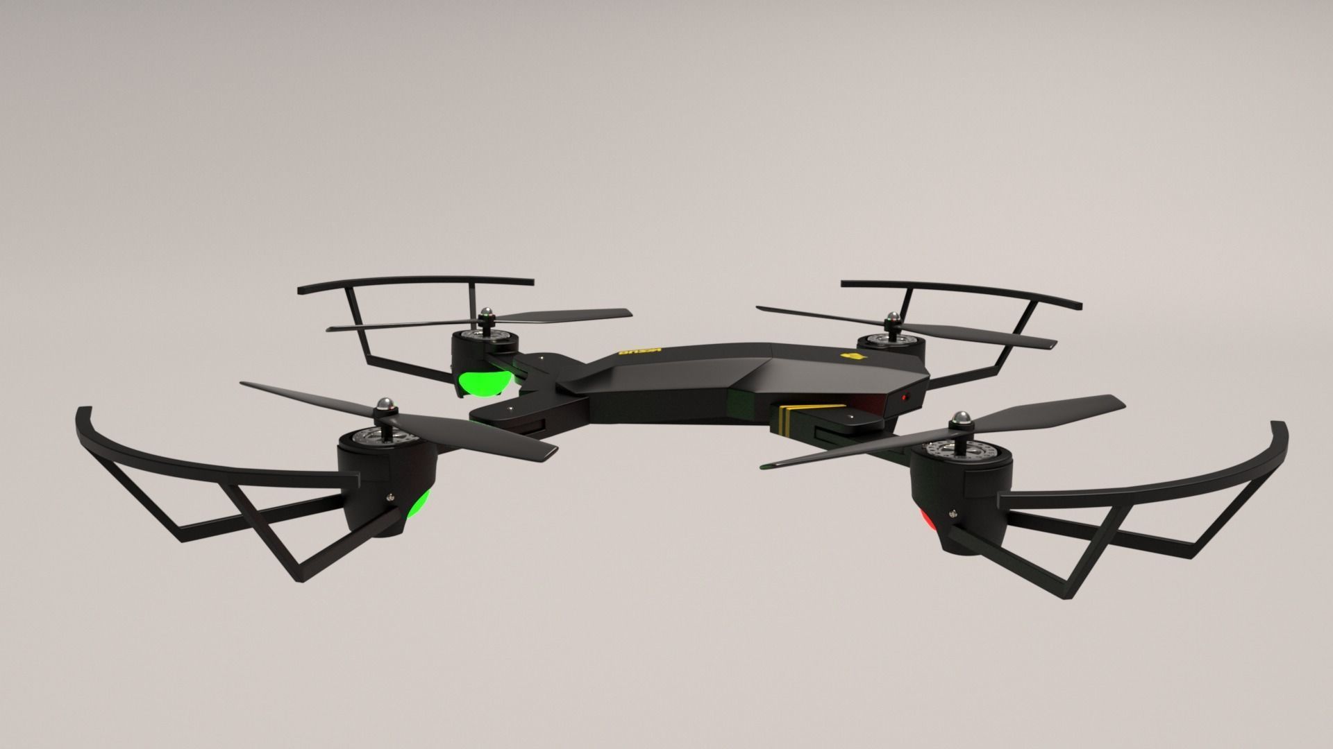 VISUO XS809HW Mini RC Drone Quadrocopter 3D model_3