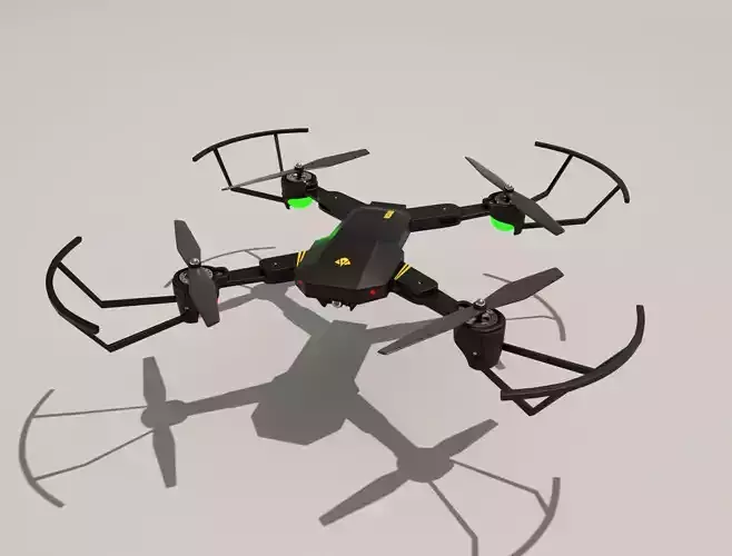 VISUO XS809HW Mini RC Drone Quadrocopter 3D model