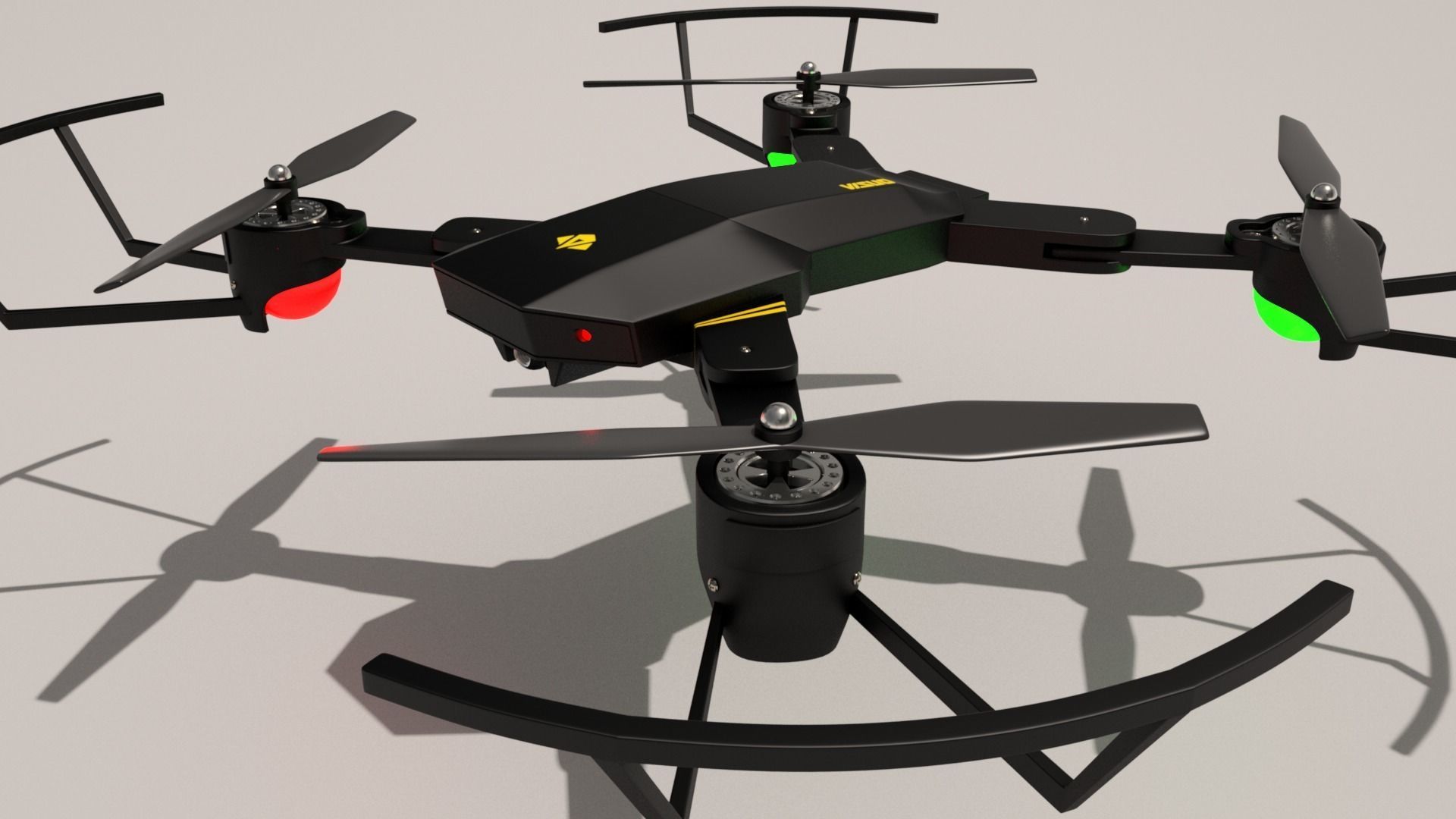 VISUO XS809HW Mini RC Drone Quadrocopter 3D model_1