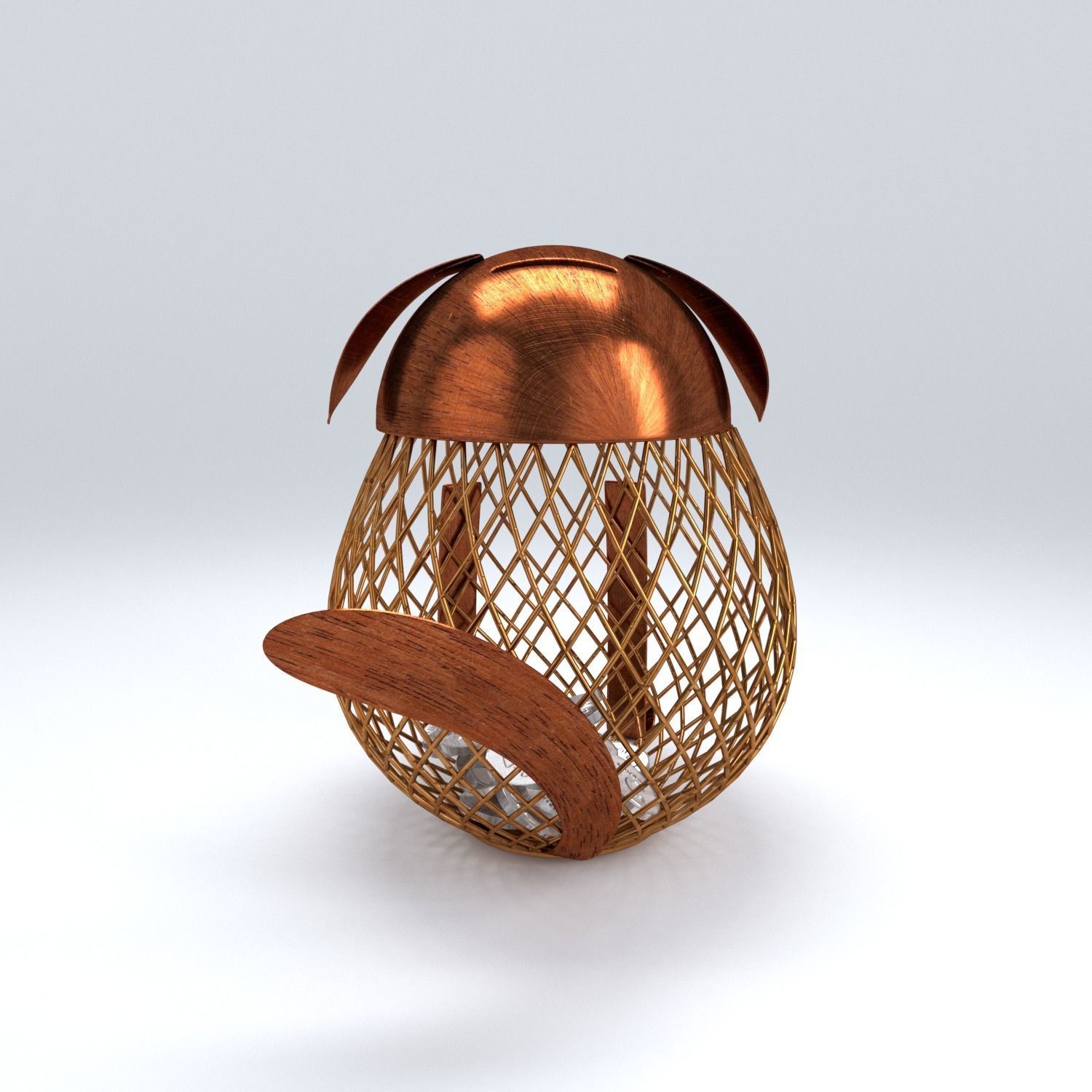 Dog for coins 3D model_9