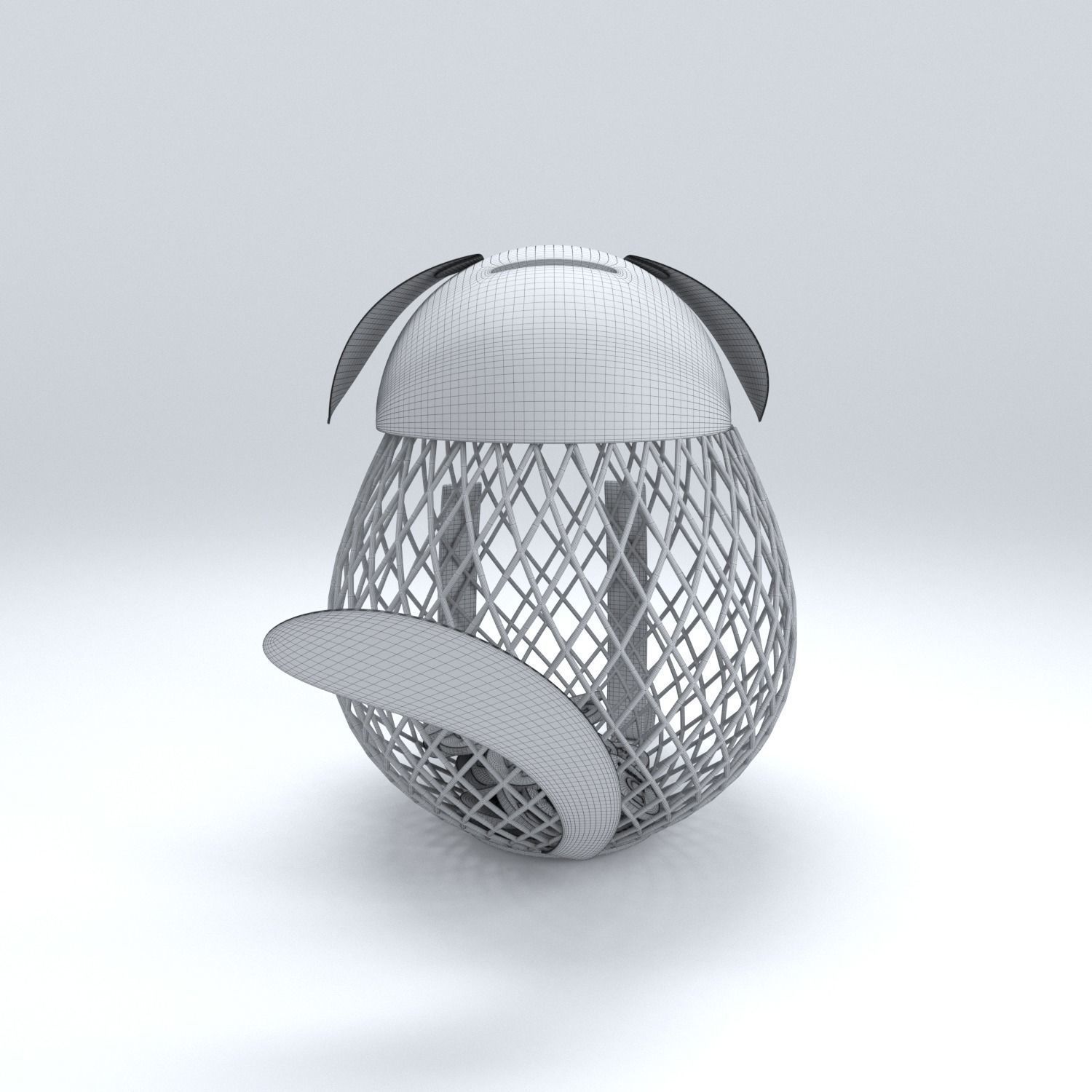 Dog for coins 3D model_12