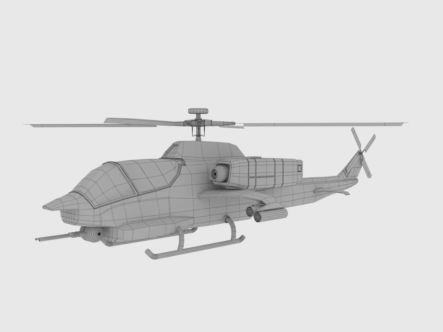 Apatche Helocopter 3D model