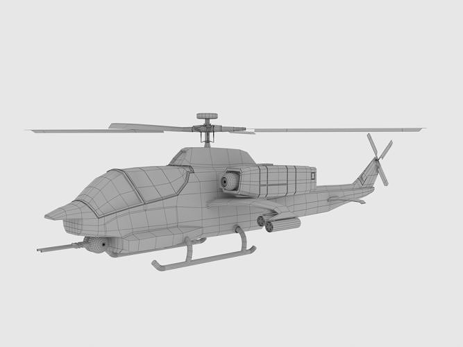 Apatche Helocopter 3D model