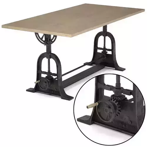 Dublin adjustable table 3D model