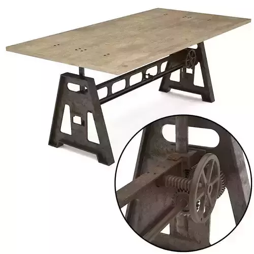 Gordons Adjustable Table 3D model