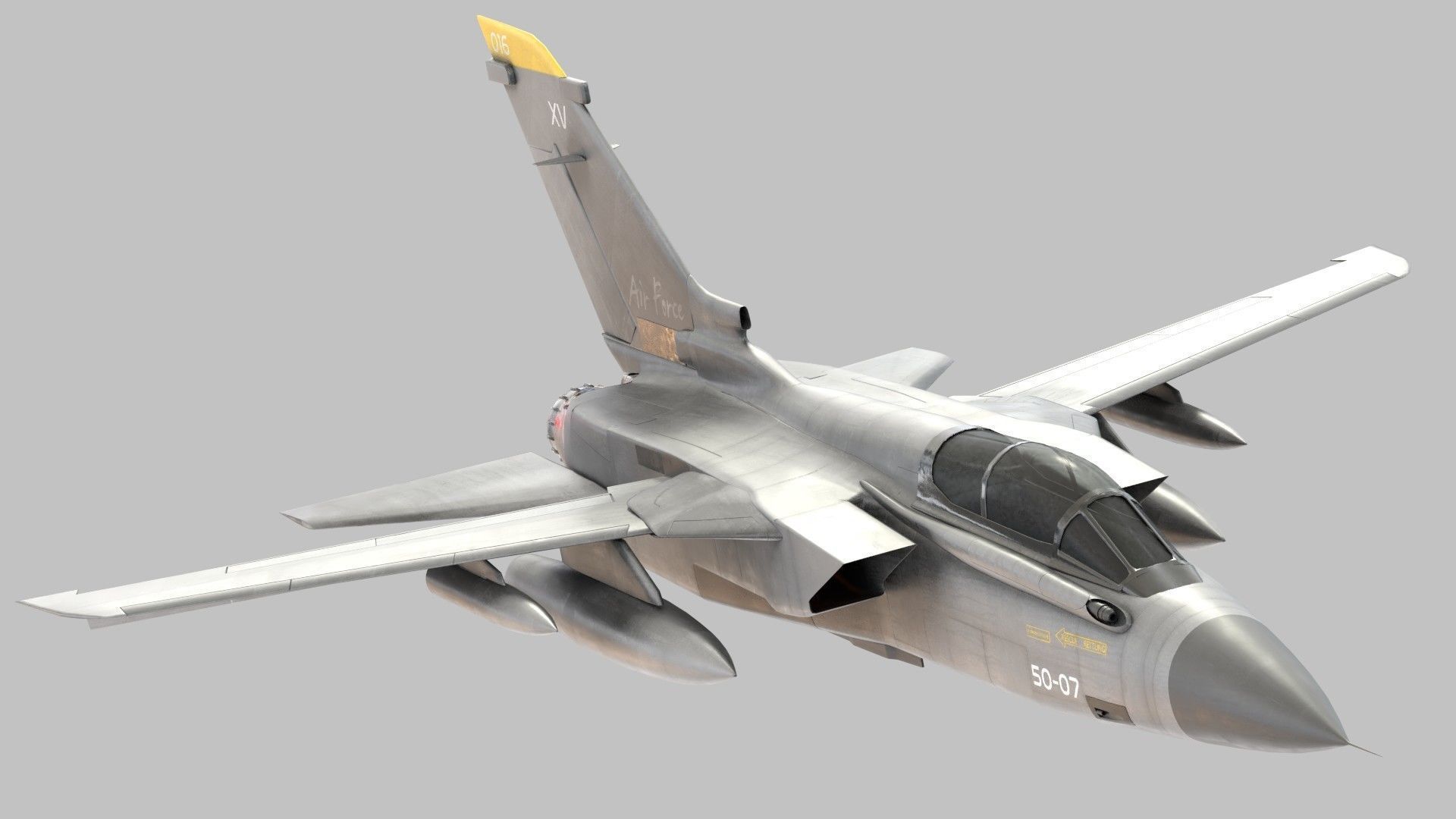 GR-4 tornado Low-poly 3D model_1