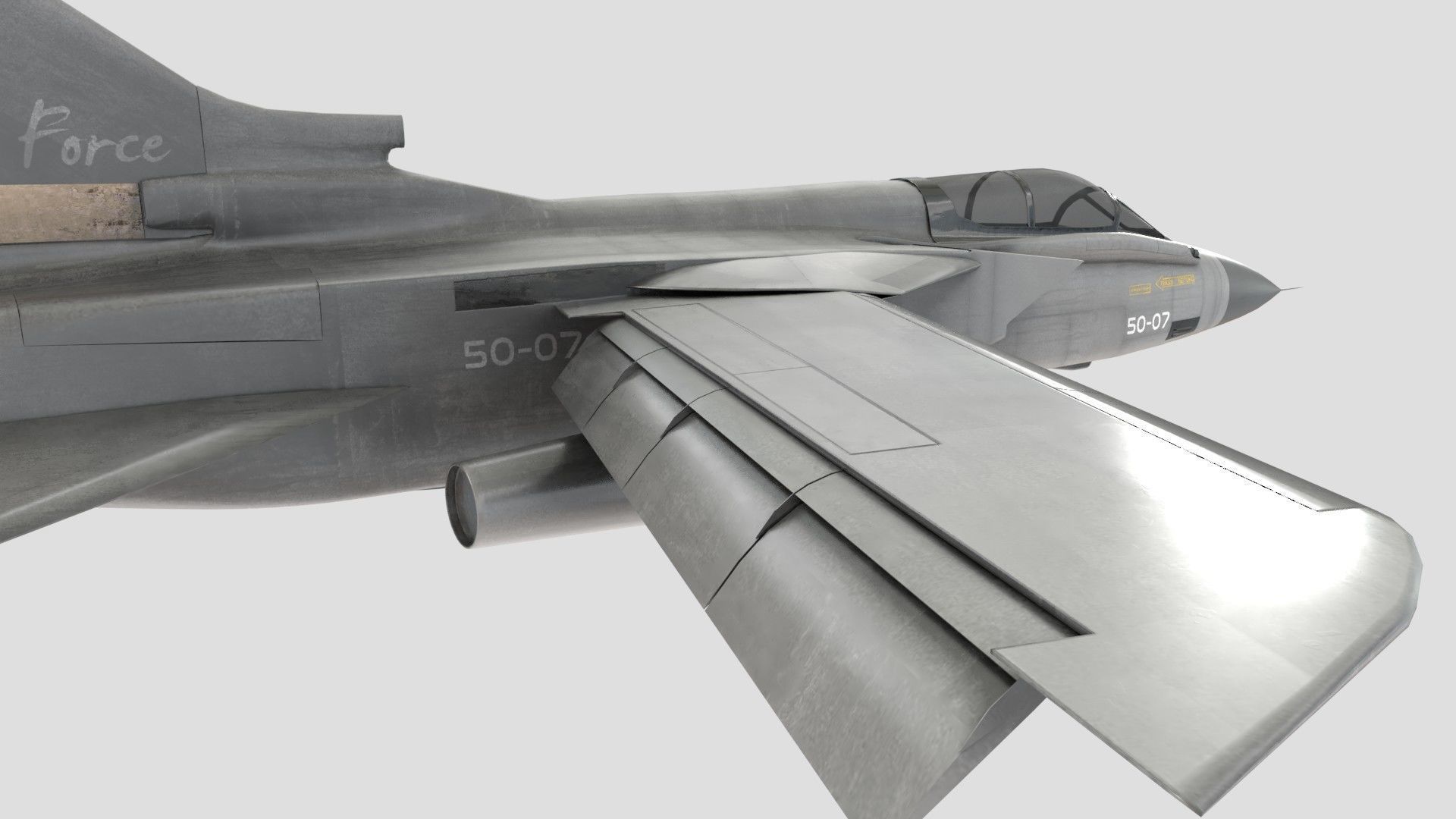 GR-4 tornado Low-poly 3D model_5