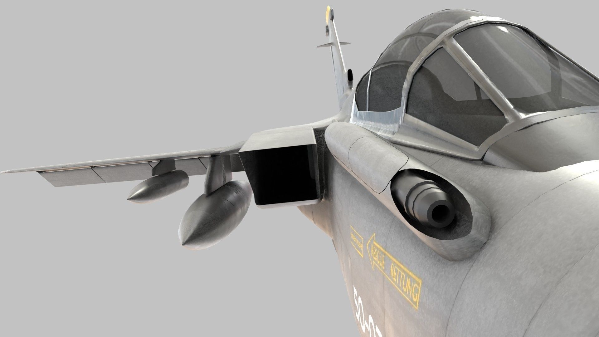 GR-4 tornado Low-poly 3D model_4