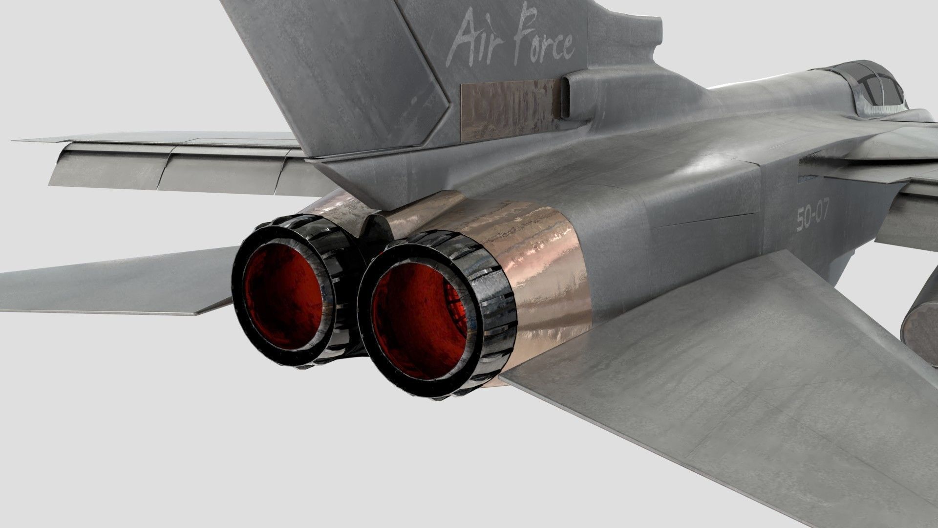 GR-4 tornado Low-poly 3D model_2