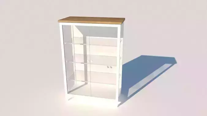 glass display case
