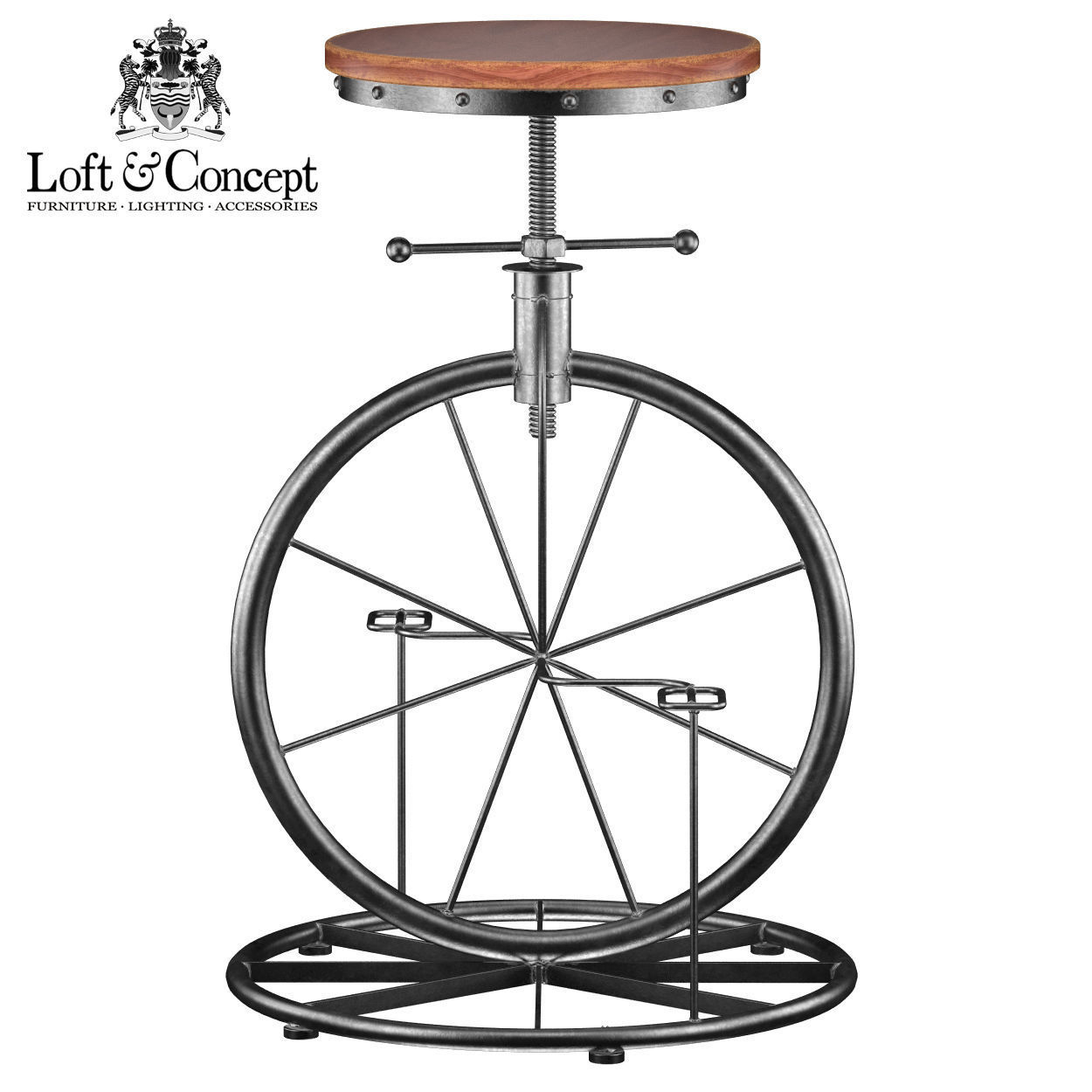 Bar Stool Bicycle Lovt 3D model_1