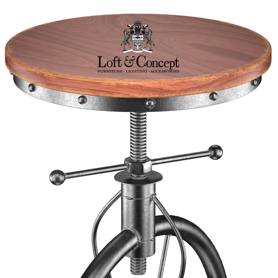 Bar Stool Bicycle Lovt 3D model_4