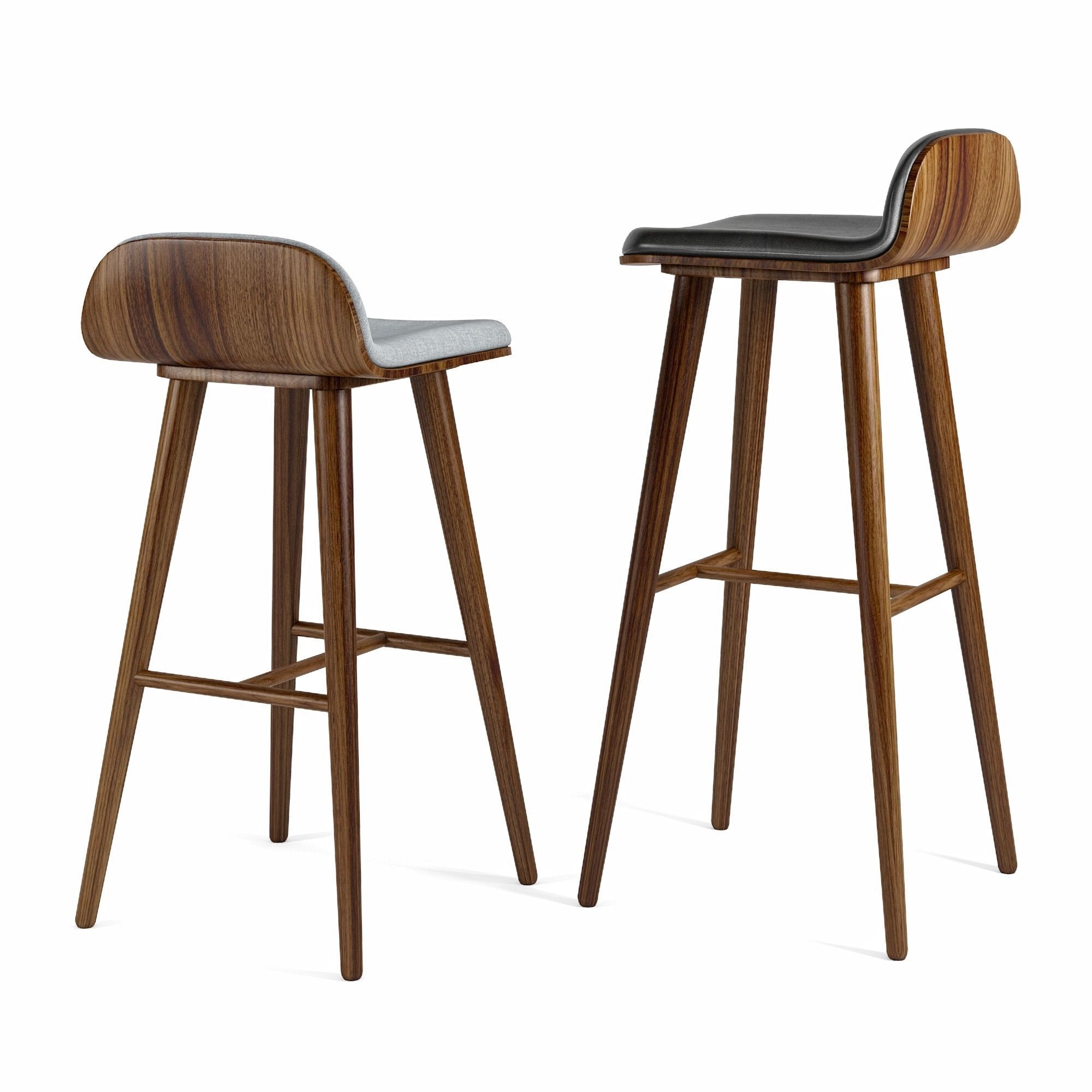 Article Sede Bar Stool And Counter Stool 3D model_1