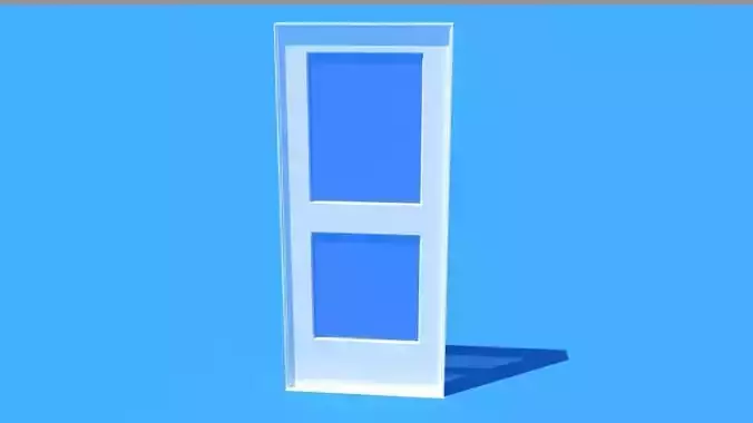 door the Low-poly 3D model