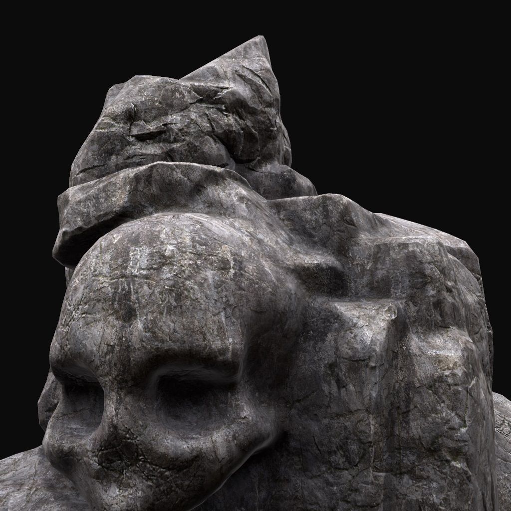 skull mountain 6 3D model_2